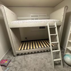 Twin Kids Bunkbed From Living Spaces  with 1 Twin Mattress Included