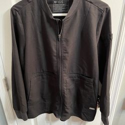 Women’s Figs Black Scrub Jacket 