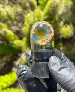 Ethiopian Water Opal W/ Glass Dome 