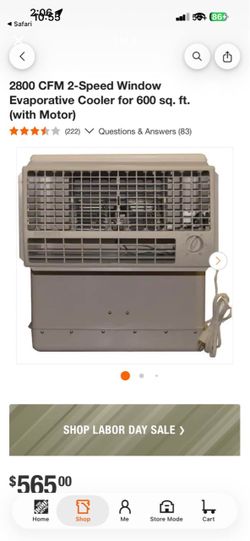 Window Swamp Cooler