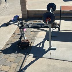 Workout Bench Weights Plates