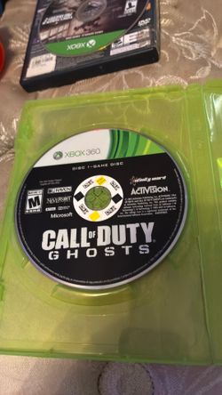 Call of duty ghosts XBOX 360 only