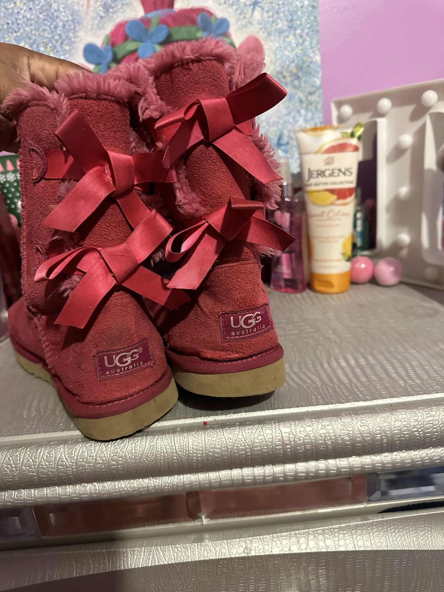 Pink Bailey Bow Uggs