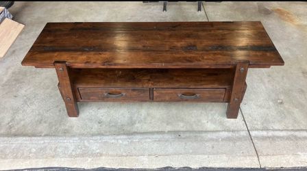 Coaster Wood entry bench, coffee table or media stand