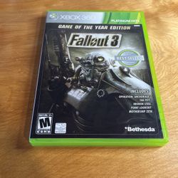 Xbox 360 - Fallout 3 Game Of The Year