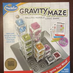 ThinkFun Gravity Maze Marble Run Logic Game - Complete