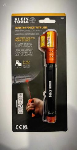 Klein Tools 56026 Inspection Penlight with Laser Pointer