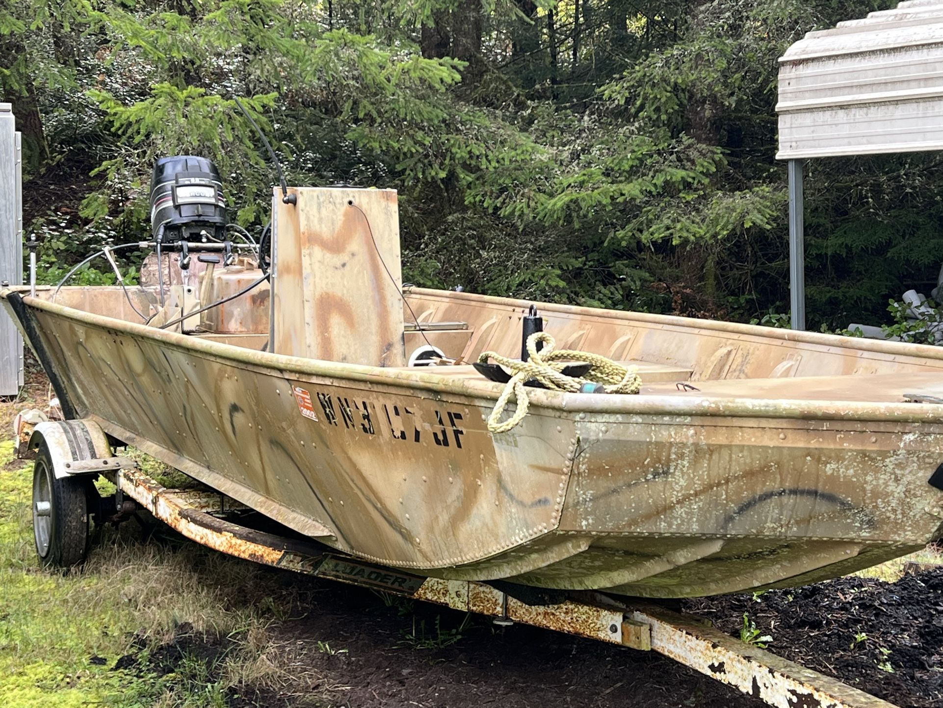 16’ Travelers Aluminum Boat 