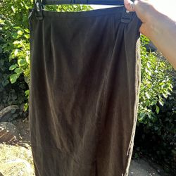 Forest Green Maxi Skirt 