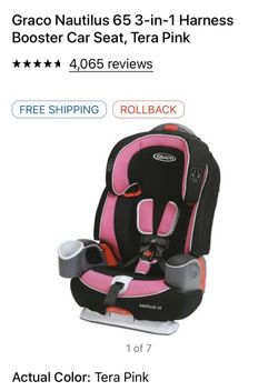 Graco nautilus 65 car seat
