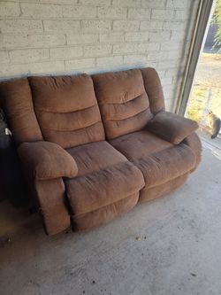 Free recliner love seat