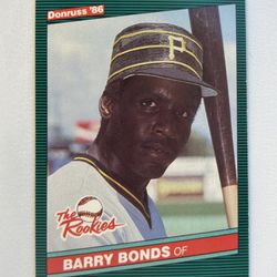 1986 Donruss Barry Bonds Rookie Baseball Card 