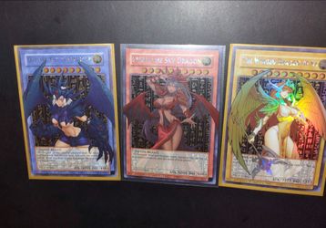 Fan made Egyptian god cards set! Orica Yugioh