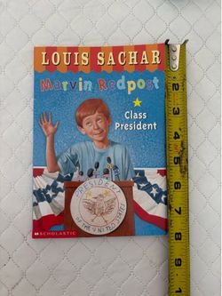 Marvin Redpost Class President by Louis Sachar (paperback kids book) New