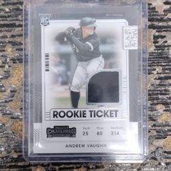 Andrew Vaughn Rookie Ticket 