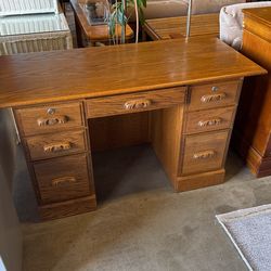 Vintage wooden Teak desk