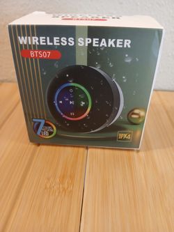 Portable Shower Speakers with Suction Cups - New- $10