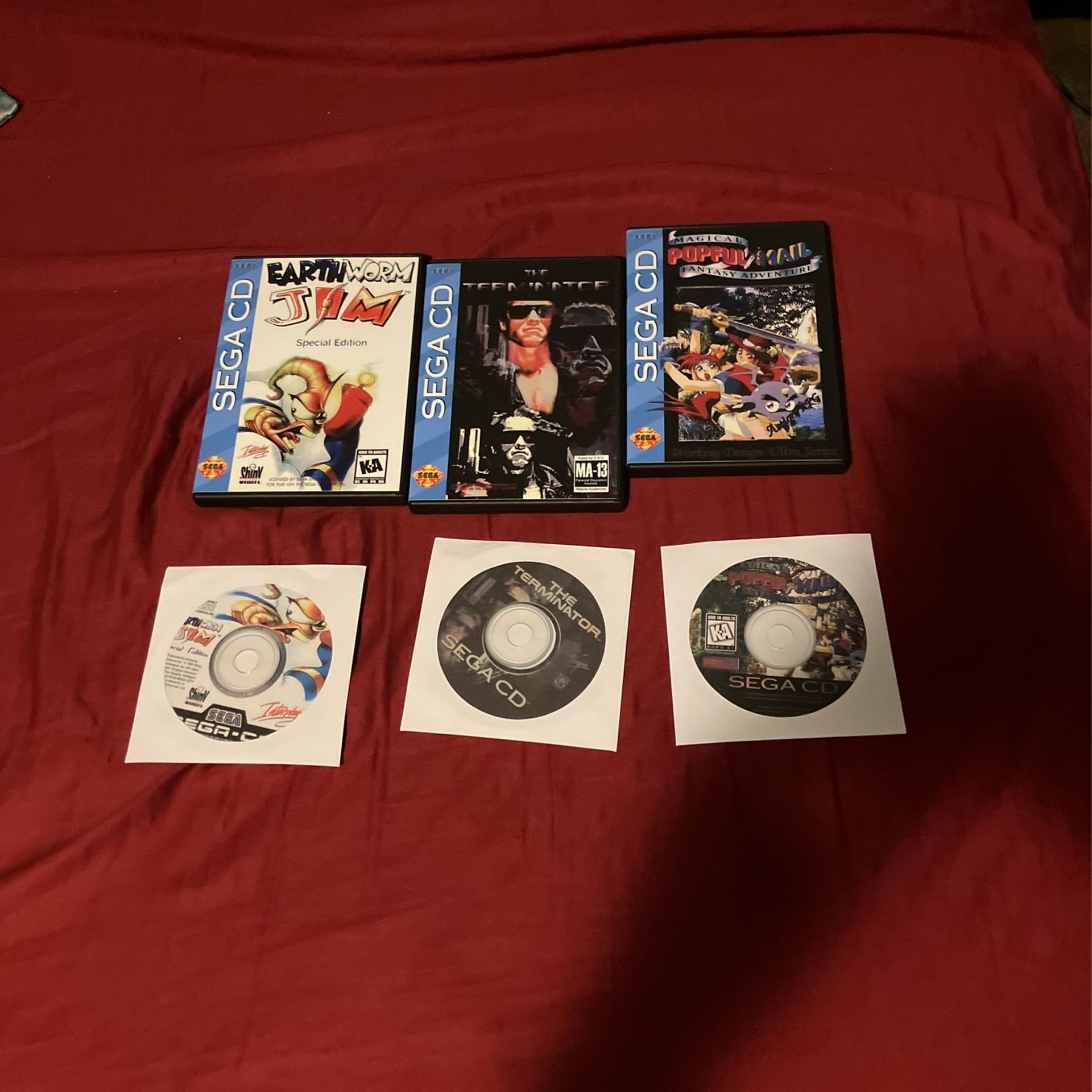 Reproduction Sega CD Games