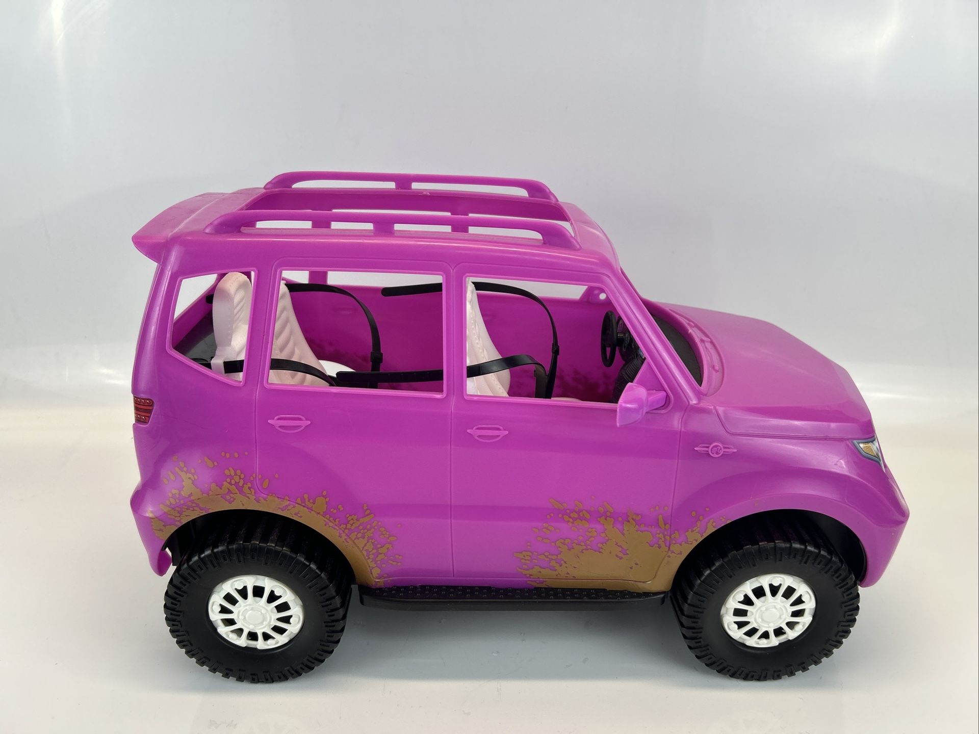 Barbie Sweet Orchard Farm purple SUV Jeep Barbie Doll Vehicle car van Fuschia  