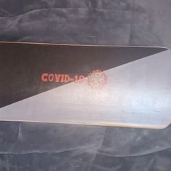 Custom Covid 19 Longboard 1of1