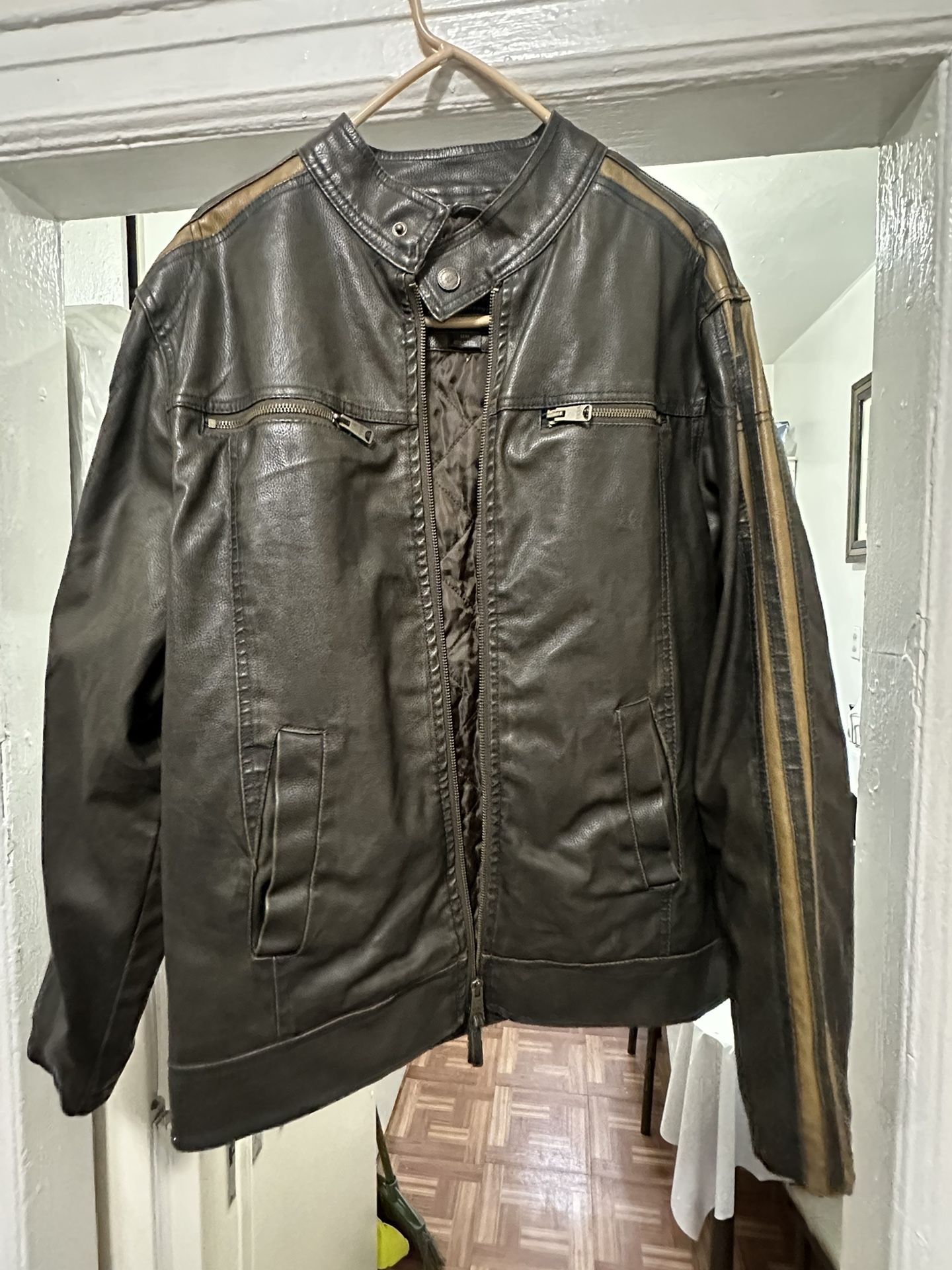 Brown leather Jacket