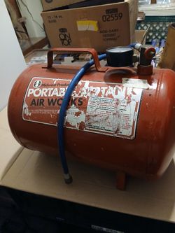 NICE PORTABLE AIR TANK WITH AIR NOZZLE
