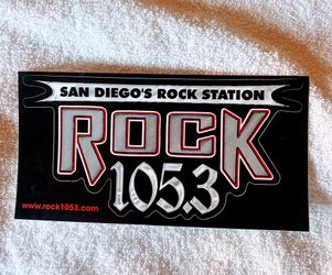 San Diego Rock 105.3 Sticker 