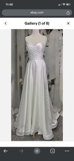new never worn wedding dress size xs