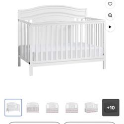 Oxford Baby Luella 4 in1 Convertible Crib, 
