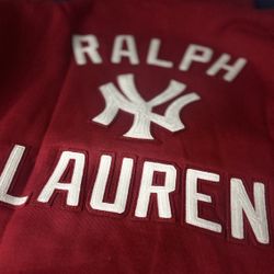 Ralph Lauren Polo X MLB Collab Red Yankees Hoodie 