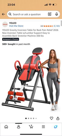 Inversion table