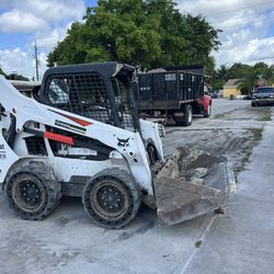 Driveway Demolicion Bobcat Excavation Truck 