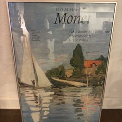 “Hommage à Monet” Framed Exhibition Poster