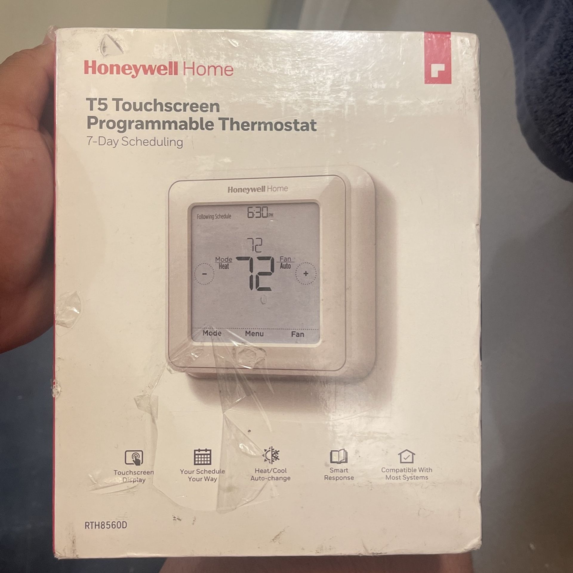 Honeywell Home T5 Touchscreen Programmable Thermostat  main image 0