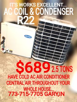 R22 coil condenser furnace ac air conditioner