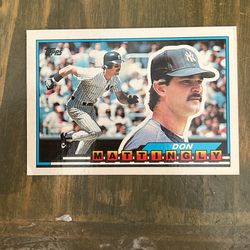 1989 Topps Big Don Mattingly