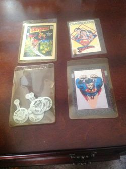 3 Collectible SuperMan cards