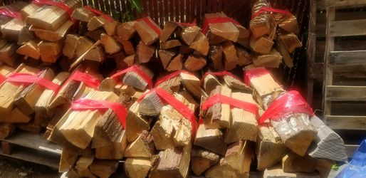 Bundles of dry-seasoned firewood (Ask about delivery)
