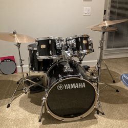 Yamaha stage custom birch 5 piece drum set