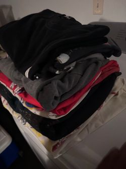 Lot of Harley’s and stussy and vintage shirts