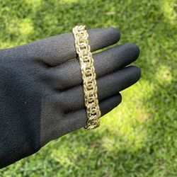 14K Gold filled chino link bracelet 