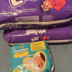 Diapers Size 1 And N 
