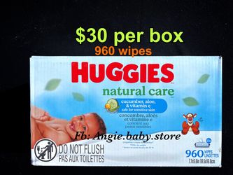 Huggies Natural Care Baby Wipes 960 Count