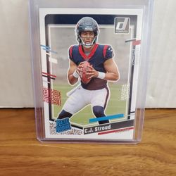 CJ Stroud Rookie RC Rated Rookie Ball In Front Variation Texans Quarterback
