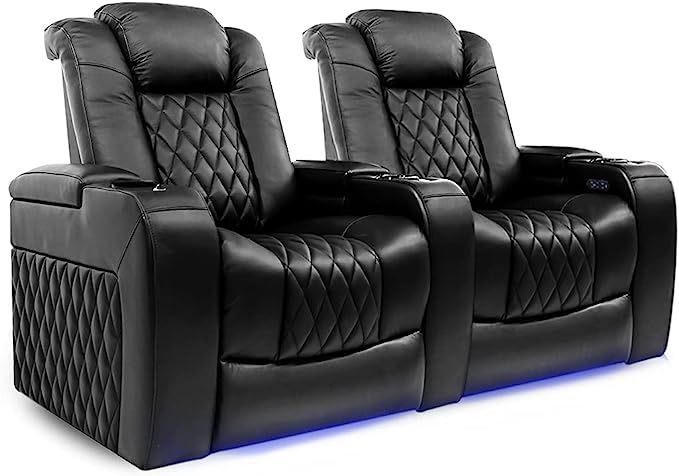 Valencia Tuscany Home Theater Seating | Premium Top Grain Italian Leather