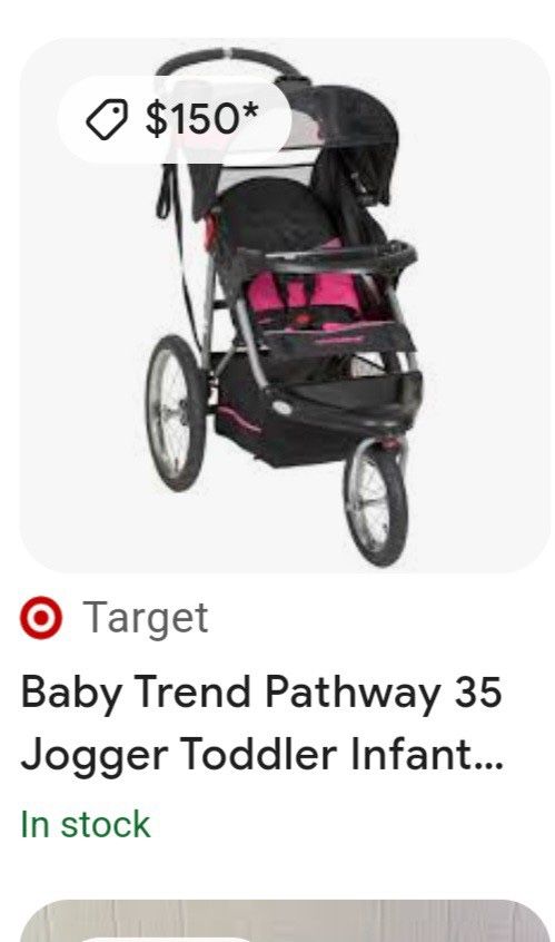 Baby Trend Expedition Toddler Infant Exercise Strooler