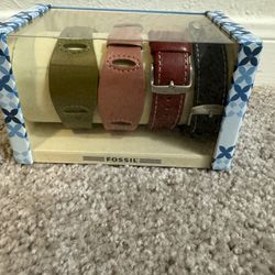 Fossil 4 Piece Leather Watch Bands