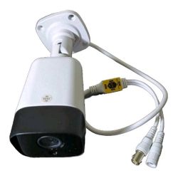 TIGERSECU 5MP Metal Long Range Security Camera for DVR Weatherproof White 