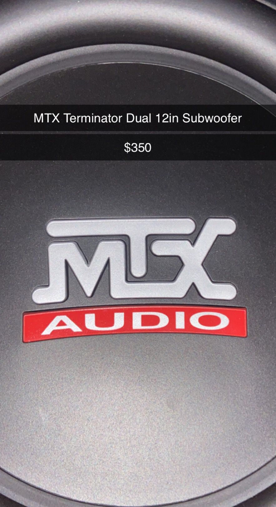 MTX Terminator Dual 12in Subwoofer 
