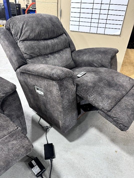Premium Gray Soft Power Recliner